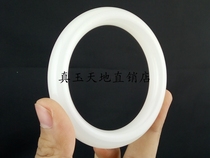 Natural Afghanistan White Jade Thin Strips Jade Bracelets And Fields Goat Fat Jade Round Bar Bracelet Fashion Womens Retro White Jade Bracelet