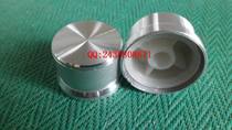 Amplifier knob Volume knob Potentiometer knob Aluminum alloy knob 25x17 silver cap-shaped middle sand