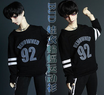 6 Points 4 points 3 points uncle BJD SD custom baby clothes sports T bat shirt (92) printed bar top