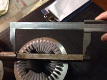 Motor repair tool Wing wire embedding tool rocking spool rocking wire center hole Rod shaft