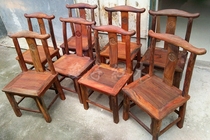 Special price Laos big sour branch wood back stool toed Dalbergia back chair shoe stool small official hat chair mahogany stool