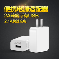 ASZUNE iPhone5 iPhone5s iPhone6 charger 4s charger head 2A plug adapter Massive goods Weaving man Alice mouth red