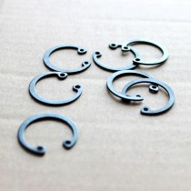 Central switch flashlight accessories circlip fixing clip iron piece diameter about 23 5 25 6mm