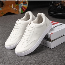Spring and autumn new breathable mens sports and leisure shoes trend white shoes breathable flat shoes student shoes men