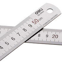 Del 8464 steel ruler 50cm steel ruler 50cm steel ruler