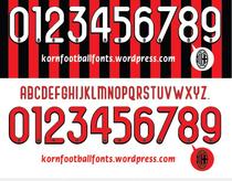 2008-2019AC Milan printing card Canesta Maldini Ibrahimovic printing number can be customized printing