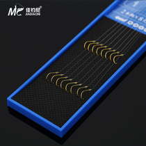 Jiayani has no barbs Isini golden sleeve fishing hook fishing line set tied sub line group double hook finished line Group