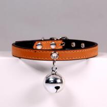 Original pet cat dog knitting collar golden retriever horse dog Labrador small medium and large dog puppies pure copper bell