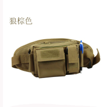 D5 column tactical fanny pack Multifunctional military fan bag Mens and womens outdoor sports bag Camouflage travel fanny pack