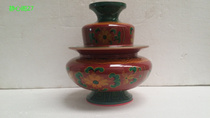 Tibetan Buddhism pure copper double-layer furnace small maximum diameter 22cm