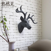 Home wall decoration deer head Wall Wall decoration bar clothing store decoration wall decoration pendant living room wall decoration