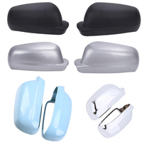 Suitable for Volkswagen Golf 4 Polaroid MK4 96-04 reversing mirror shell rearview mirror cover electroplated silver
