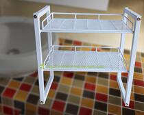 Factory direct double-layer kitchen shelf desktop bathroom finishing storage rack seasoning rack can be customized