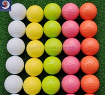 Brand new golf bilayer game ball practice ball color ball bag for more than 800 times manufacturer stock 5 colors
