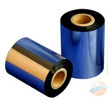 Reinforced hybrid base ribbon 80mm * 300m synthetic coated paper self-adhesive label sticker barcode thermal transfer ribbon