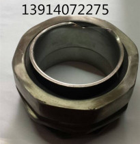 Factory direct sales 38 stainless steel threading hose connector Stainless steel hose connector plastic-coated metal hose connector