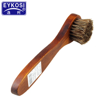 Yike handle horse mane brush Soft fur shoe brush Glossy leather decontamination cleaning brush Leather complementary color special brush