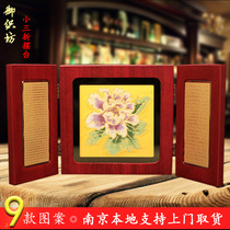 Nanjing Yunjin small three fold Chinese traditional gifts small gifts for foreigners