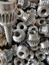 Processing custom-made metal worm gear and worm
