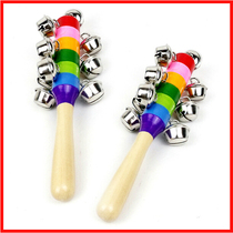 ORF musical instrument combination Colorful hand bell Children hand bell Infant early education puzzle music Wooden