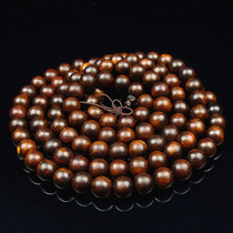 Collection of Hainan Huanghua Pear Old Material 108 Buddha Pearl Sea Yellow Purple Oil Pear Ghost Face Scarred Hand Chuan has been out of the reward