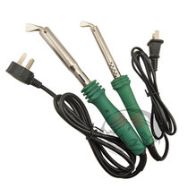 Shanghai-Guangzhou boutique external heat type high-power elbow flat nozzle electric soldering iron flat head soldering iron welding tool 30W-300W