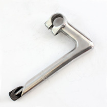 New retro handlebar stand extended vertical bar goose head handle handlebar 25 4 front fork 22 2 bicycle handle stand