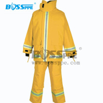 bossppe European Fire Service Yellow labor insurance clothing yellow fire clothing personal protective clothing 18