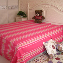 Pure cotton old coarse cloth sheets single double single student dormitory sheets thickened cotton cloth 1 5 1 8m special