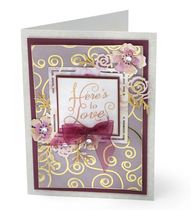 Sizzix cut template (steel) flower frame 661896