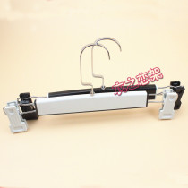 Clothing store plastic pants padded double-layer adult pants rack home black and white non-slip hangers skirt clip