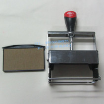 COLOP3900 metal seal oversized flip ink printing completion stamp production batch number date seal