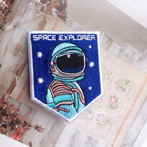 Fengxi high-end embroidery character creative embroidery cloth stickers Clothes decoration patch stickers Astronaut