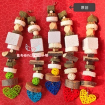 Hand-made squirrel ChinChin guinea pig rabbit Groundhog rodents gnaw grits