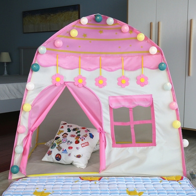 Windproof tent folding J Children big outdoor portable camping multifunctional rainproof princess girl room doll