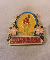 1996 Atlanta Olympics Badge 1995 Mothers Day Badge
