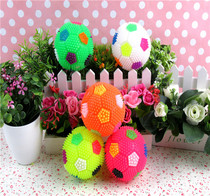 Street stall hot selling flash ball whistle ball ball ball jumping ball football Light childrens toy discharge ball direct sale
