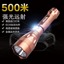 CREE LED T6 L2 strong light flashlight rechargeable long-range direct charge 18650 deepened light Cup A28