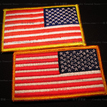 American public version color right arm flag armband M65 combat uniform tactical vest backpack accessories 2 sizes