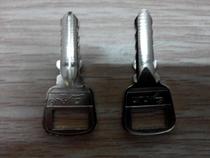 Bicycle lock motorcycle lock anti-theft lock has tooth Crescent atom lock key embryo wholesale factory direct sales