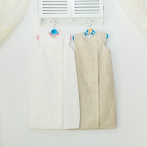 Baby sleeping bag high-end cotton linen fabric newborn cotton baby sleeping bag spring and summer double air conditioning room 0 5tog