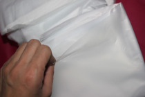 Step up thickened white plastic bag flat opening plastic bag Quilt Collection Bag 100 * 110 1 5 Yuan 1