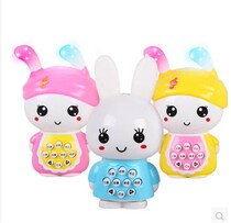 Multifunctional rabbit story machine infant mini childrens toys early education puzzle learning machine 1-3 years old boys and girls