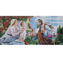 Icon cotton woven image decorative painting Catholic holy relics Sagrada Familia No 51 European style frameless hanging painting factory direct sales