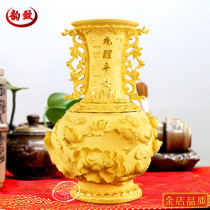 Velvet sand gold home accessories nine carp peace vase living room decoration ornaments housewarming opening collection gifts