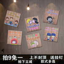 Hotel snack barbecue Barber Barber shop personality creative hanging wall decoration pendant wall hanging wall listing