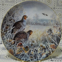 British Wedgwood Wedgwood British Hunting Birds Series Mountain Quail Collection Decorative Plate