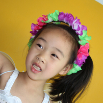 Childrens Day performance wreath Garland head buckle flower ring head hoop