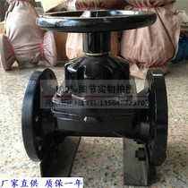 Shanghai valve five factory G46J-10 16 lined diaphragm valve straight through manual lined diaphragm valve DN25-200