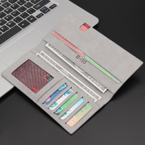 Mens wallet tide brand long 2021 new student Japanese simple leather wallet card bag net red thin fashion explosion